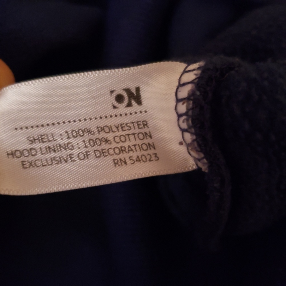 Old Navy Girls Fleece Zipped Blue Jacket size 8 - Picture 6 of 6